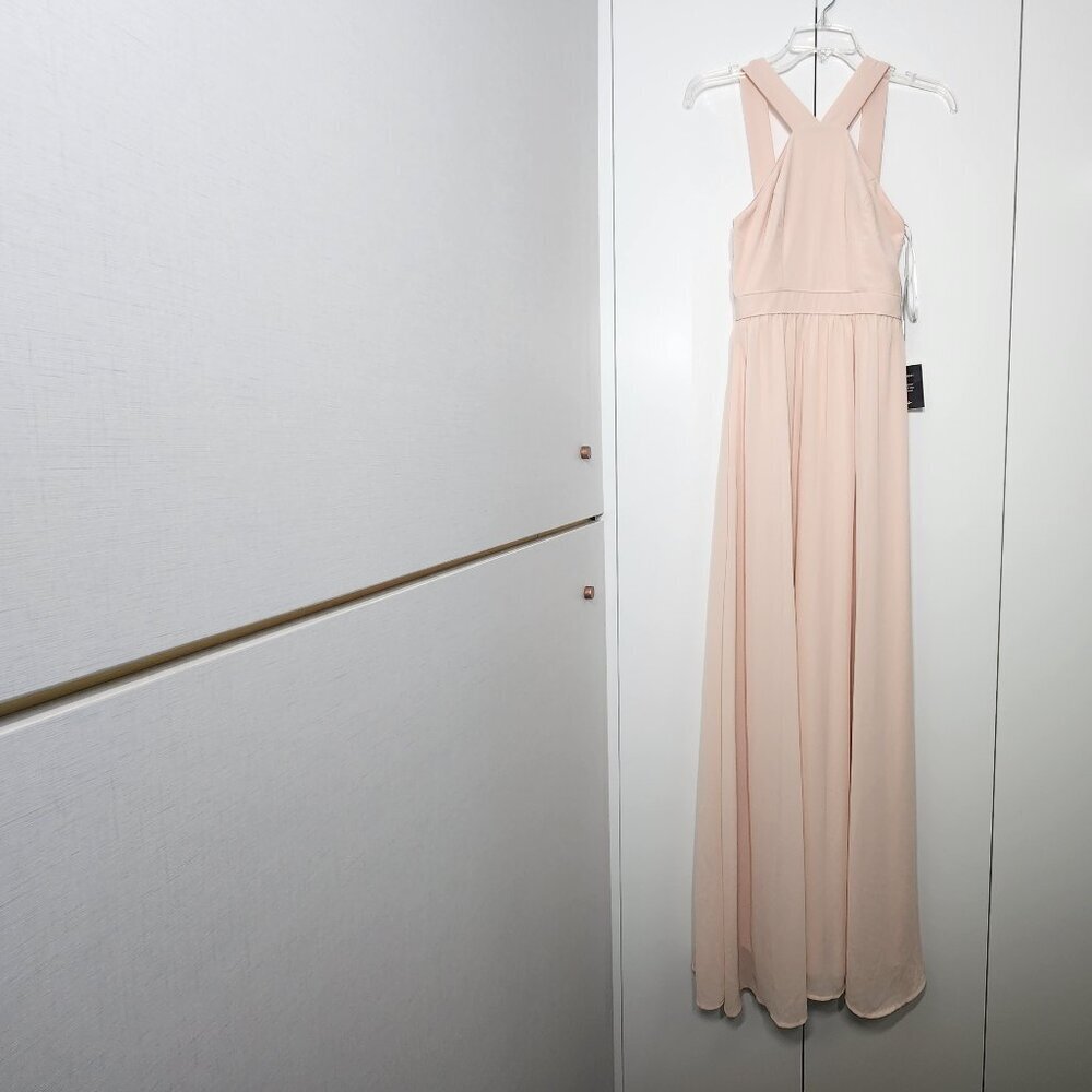Lulus Air of Romance Peach Maxi Dress Size XS